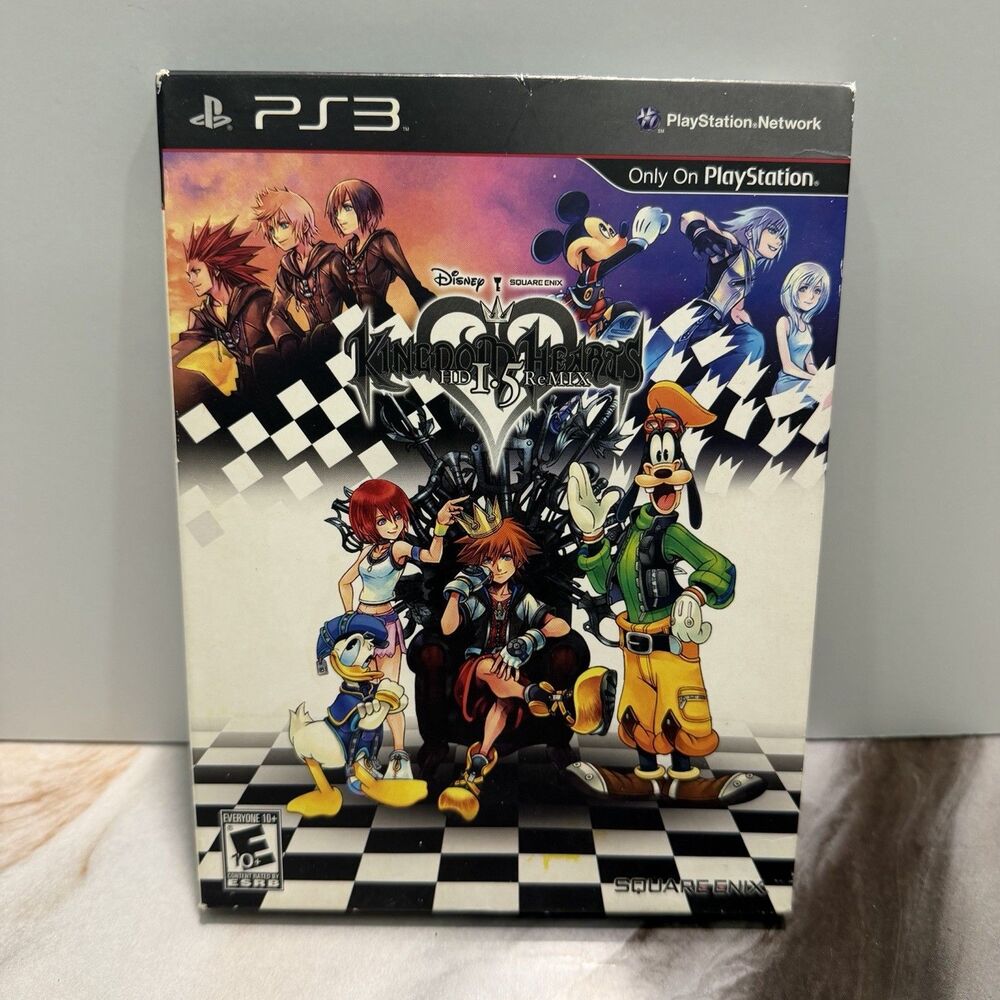 Kingdom Hearts HD 1.5 ReMIX (PlayStation 3, PS3) - Complete